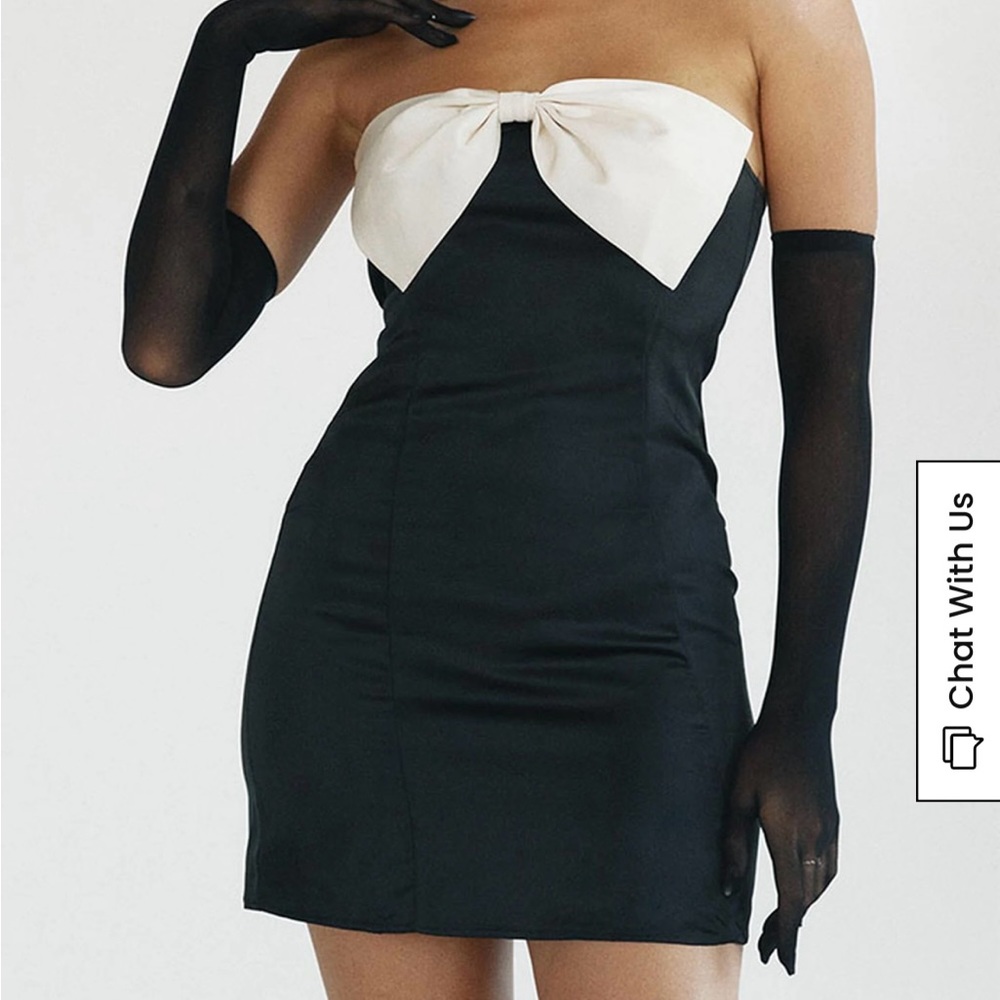 Princess Polly Kesy Bow Tie Mini Dress